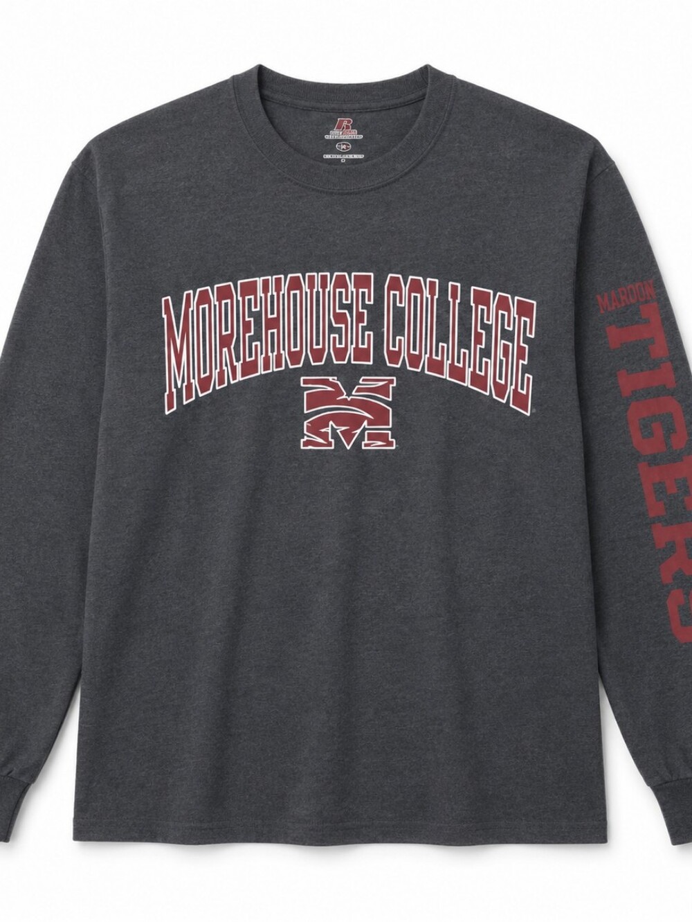 Vintage Russell Athletic Morehouse College Maroon Tigers HBCU Shirt M